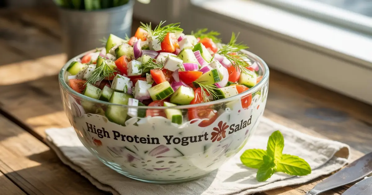 High-Protein Greek Yogurt Salad