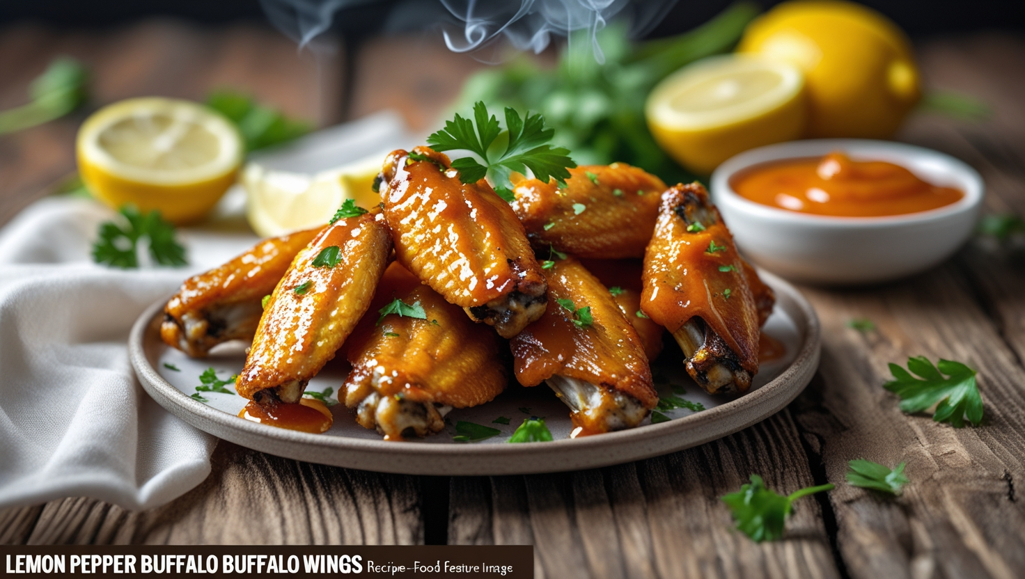 Lemon Pepper Buffalo Wings Recipe