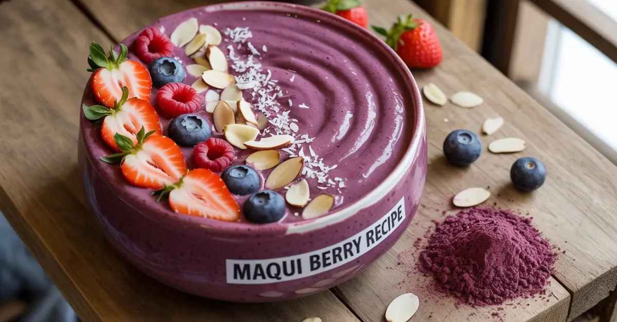 Maqui Berry Recipe