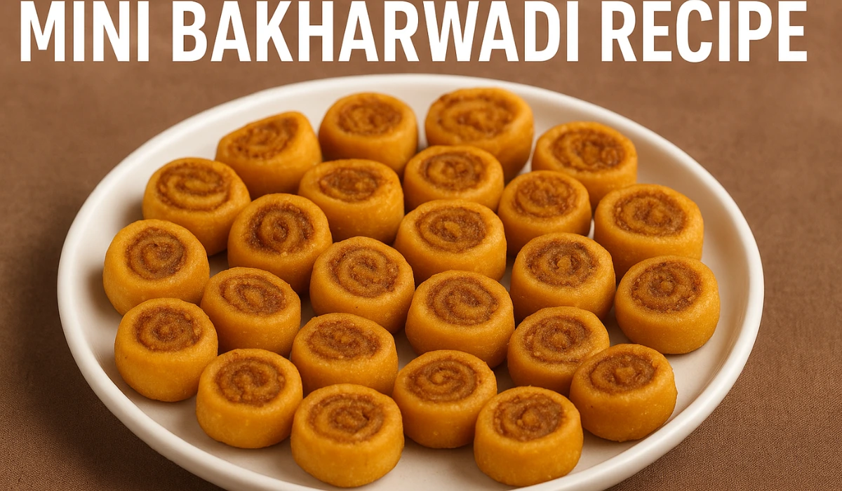 Mini Bakharwadi Recipe