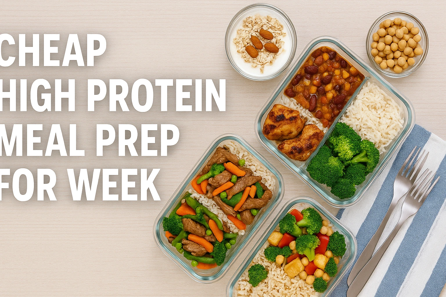 Cheap High Protein Meal Prep For Week